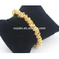 Bracelets élastiques en or plaqué or 18k plaqué haut de luxe pour femmes